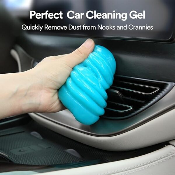 Car cleaning gel slime for interior dust removal and auto detailing