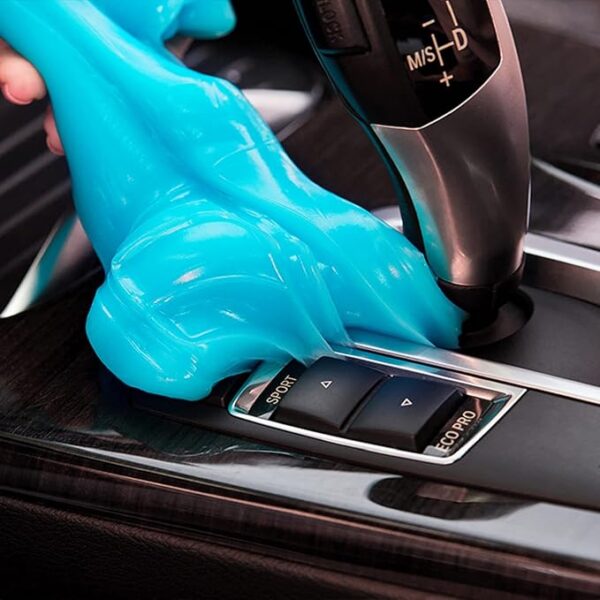 Car cleaning gel slime for interior dust removal and auto detailing