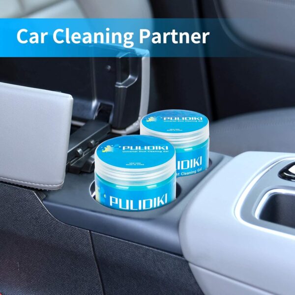 Car cleaning gel slime for interior dust removal and auto detailing
