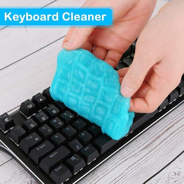 Car cleaning gel slime for interior dust removal and auto detailing